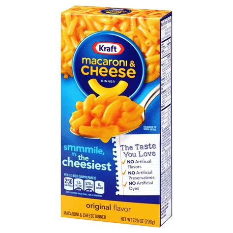 Kraft Original Macaroni And Cheese Nutritional Information | Besto Blog