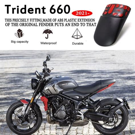 New For Trident Trident Rear Mudguard Motorcycle Extender