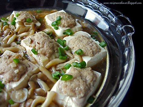 Steamed Tofu With Minced Meat Recipe Warehouse