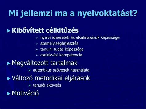 PPT Mit tehet egy önfejlesztő iskola az idegennyelv pedagógiai