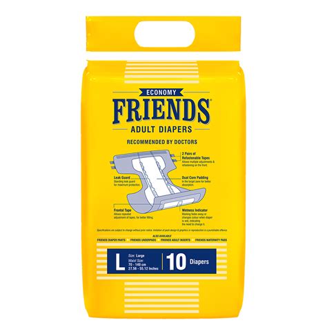 Friends Economy Adult Diapers Tape Style Friends Diaper