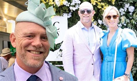 Mike Tindall Smizes In Wife Zaras Fascinator After Teasing Rare