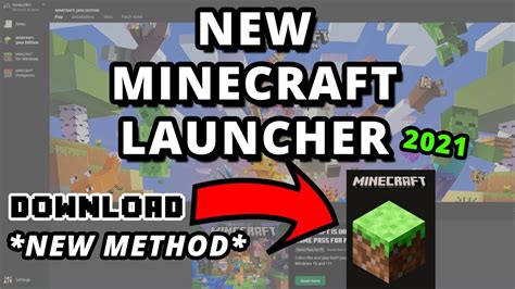 Minecraft Get New Minecraft Launcher Download on PC (New Method) (Official) 2022 - YouTube