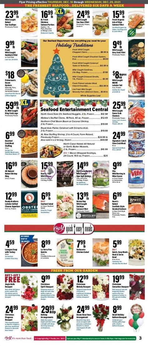 Big Y Weekly ad valid from 12/16/2021 to 12/29/2021 - MallsCenters