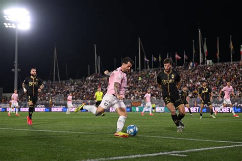 Venezia Palermo Brunori And Mignani In Mixed Zone Palermo F C