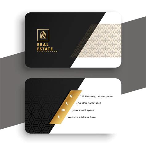 Modern Business Card Design In Professional Style 11305534 Vector Art