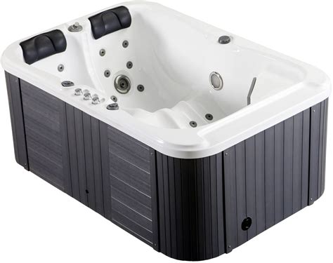 2 PERSON HOT TUB SPA Bath Indoor/Outdoor Hydrotherapy 31 Jets 2 Lounger ...