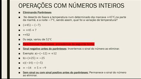 N Meros Inteiros Parte Youtube