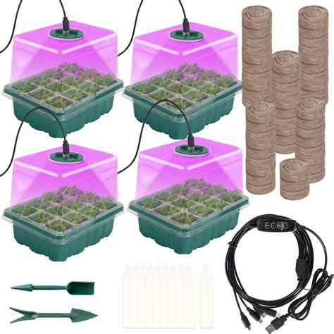 Amazon 1440 Cells Seedling Starter Trays For Seed Germination 10