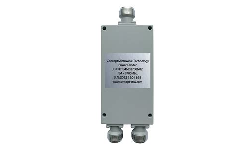 High Quality 2 Way N Female Wilkinson Power Divider From 137MHz 3700MHz