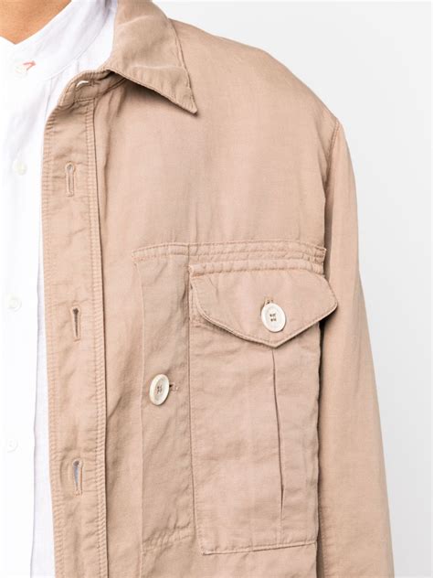 Brunello Cucinelli Long Sleeve Buttoned Shirt Jacket Farfetch