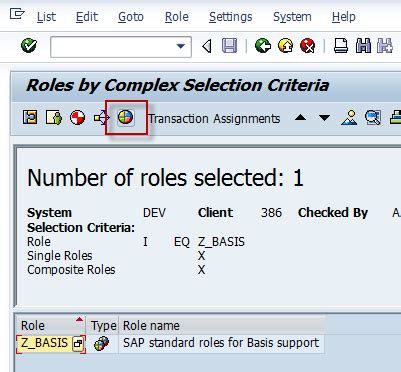 Sap Basis For Beginner How To View All Single Roles That Attached To A