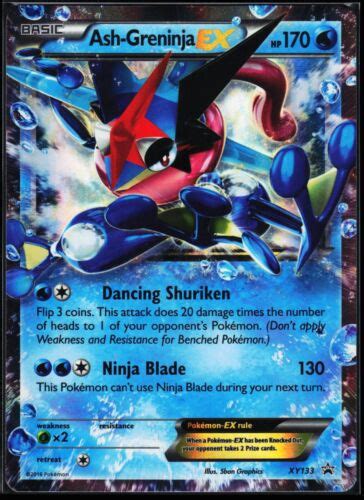 Pokémon TCG Ash Greninja EX XY133 Black Star Promo Holo eBay