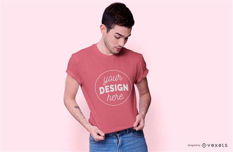 Plantilla Psd Editable De Maqueta De Camiseta Modelo Masculino Sexiz Pix