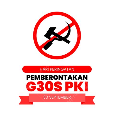 G30s Pki Uprising Anniversary Text Poster, G30s Pki, G30s Pki Day ...