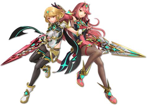 Super Smash Bro Ultimate Pyra And Mythra Alt3 By Leadingdemon0 On