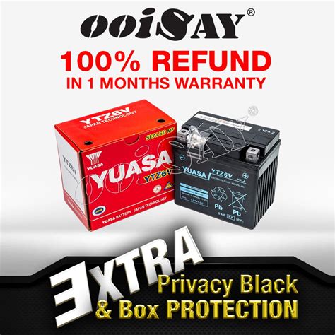 YUASA YTZ6V MF VRLA YTZ7S YTX5L BS Motorcycle Battery HONDA