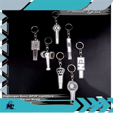 Jual CUSTOM GANTUNGAN KUNCI AKRILIK KPOP LIGHTSTICK EXO NCT DREAM 127