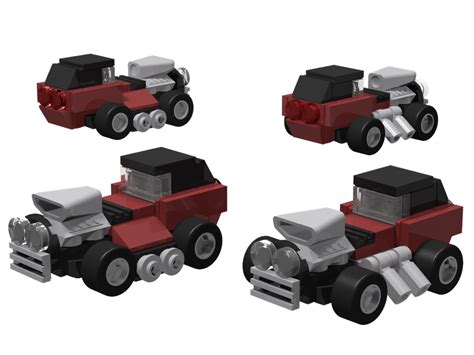 Lego Moc Mini Hot Rod By Graeymaelkyn Rebrickable Build With Lego