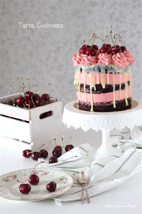 Tarta Guinness Drip Naked Cake Dulces Para Un Ngel