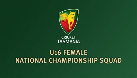 Cricket Tasmania announce U16 Female National Championship Squad ...