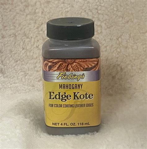 Fiebings Edge Kote For Colour Coating Leather Edges Etsy