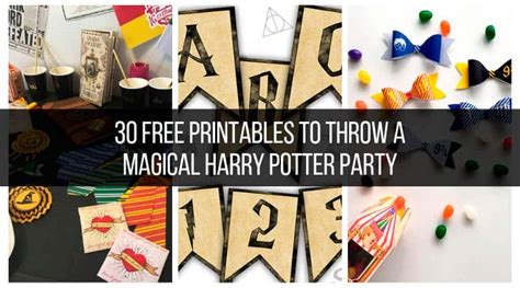 Musings Of An Average Mom Harry Potter Printables Off