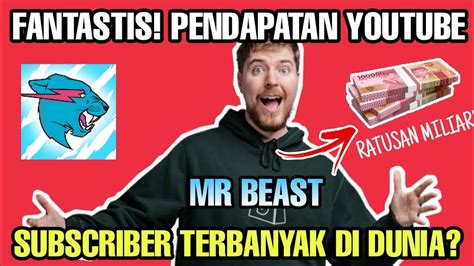 Kaget Ternyata Segini Gaji Youtube Mrbeast Youtube