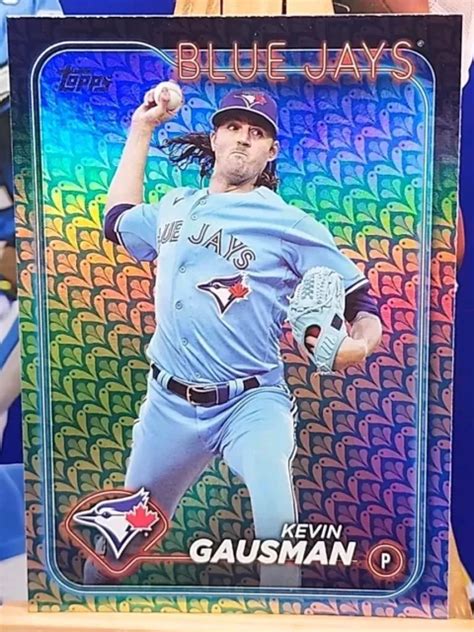 FEUILLE DE VACANCES de Pâques 2024 Topps série 1 Kevin Gausman Toronto