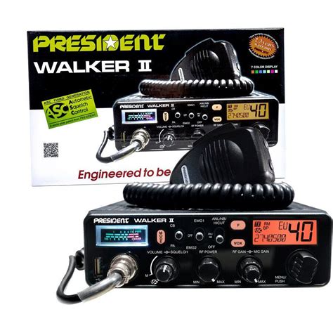 Statie Radio CB President WALKER II ASC PROFI Din Clasa PREMIUM Targu