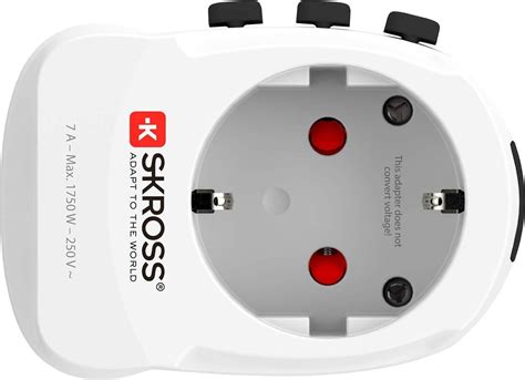 SKROSS Pro 4xA Light USB World Adapter White Buy Best Price Global