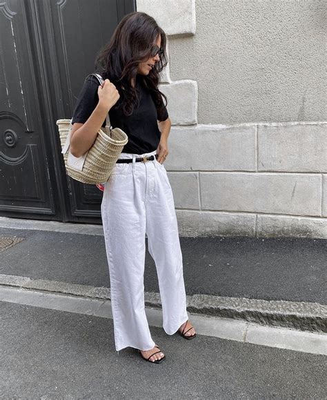 How To Style White Jeans For The Summer Le Chic Street