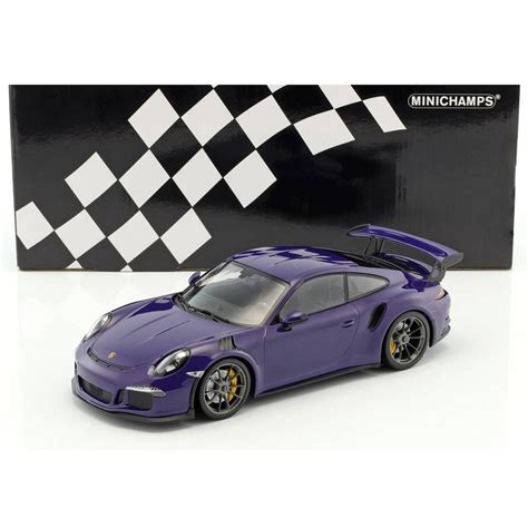 Miniatura Carro Porsche 911 GT3 RS 2015 1 18 Minichamps