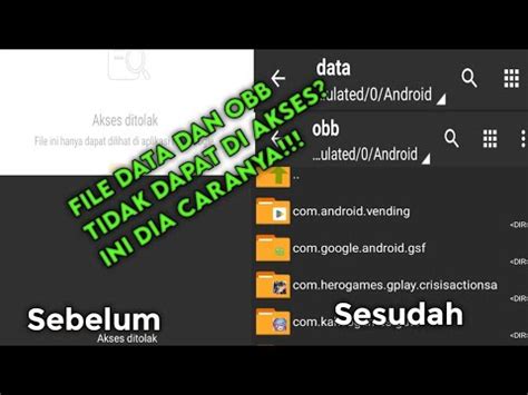 Cara Mengatasi File Zarchiver Akses DITOLAK Begini Lah Solusinya YouTube