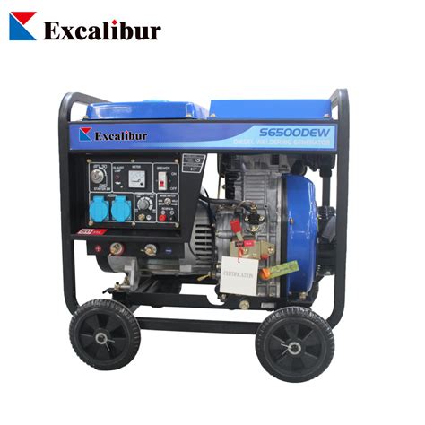 Open Type Single Phase Basic 5kva Diesel Welder Generator China