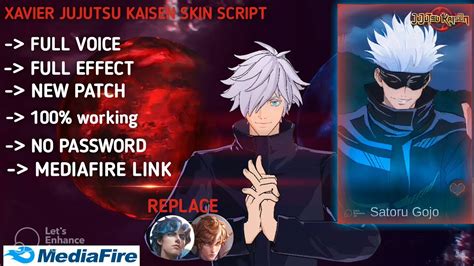 UPDATED XAVIER JUJUTSU KAISEN SKIN SCRIPT NO PASSWORD DIRECT