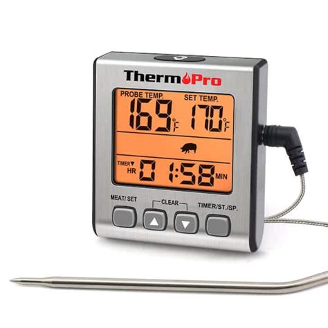 ThermoPro TP 16S Digital Meat Kitchen Cooking Thermometer With Timer