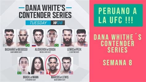 EL SEGUNDO PERUANO Activo LLEGA A LA UFC Octava Semana Del Dana