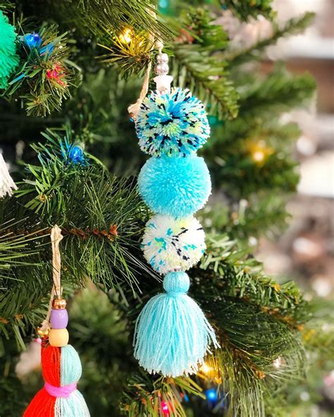 Diy Pom Pom And Tassel Ornaments