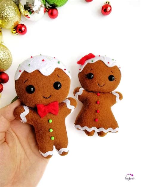 Gingerbread Man Christmas Ornaments Christmas Tree Decorations Etsy