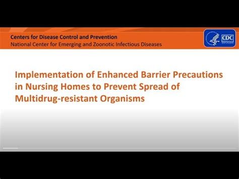 Introduction To Enhanced Barrier Precautions In Nursing Homes YouTube