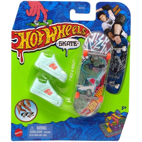 Mattel Hot Wheels Skate Παπούτσια Fingerboard Tony Hawk T Rex Roll HGT HGT Toys shop gr