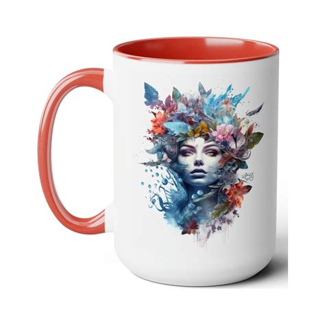 Graphic Art Mug Graphic Design Fantastical Art Fantasy Mug Unique