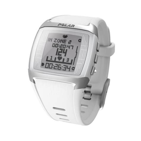 Polar FT60 Male Wrist Watch Heart Rate Monitor White 90051006