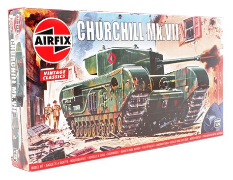 Airfix A01304V Churchill Mk 7 Tank Airfix Classics Range Plastic Kit