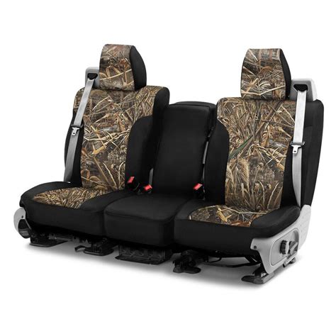 For Dodge Dakota 05 10 Realtree Camo 1st Row Max5 W Black Custom Seat Covers Ebay