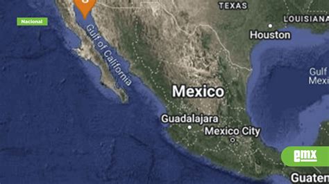 Se Registra Sismo De Magnitud 4 1 Al Sur De Puerto Peñas El Mexicano