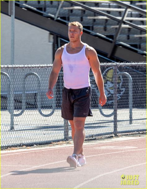 Christian McCaffrey Gets Hot & Sweaty During Outdoor Workout at L.A ...