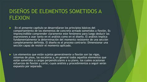 Dise Os De Elementos Sometidos A Flexion Ppt