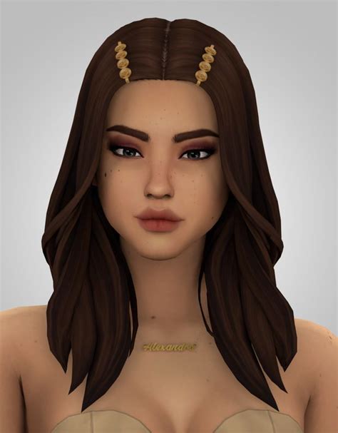 Penelope Hair Aladdin The Simmer Sims Hair Mod Hair Sims 4 Curly Hair